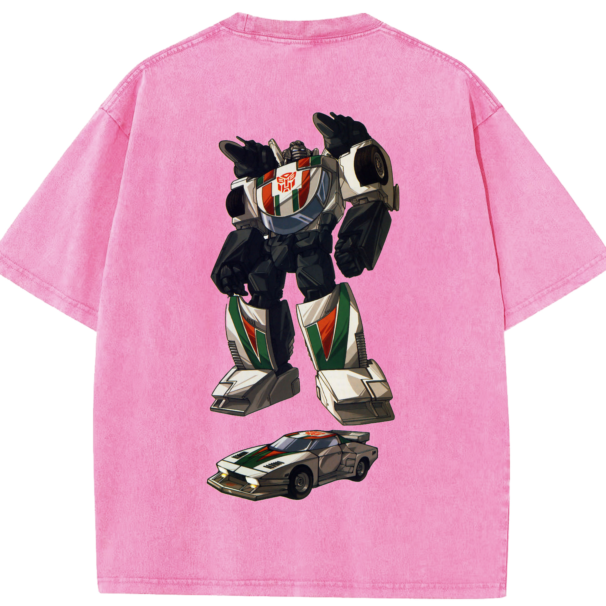 （画像用）  綿100% ヴィンテージ風 半袖Tシャツ（背面プリント）